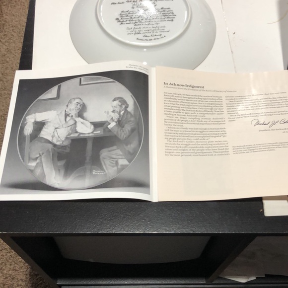 Edwin M. Knowles Best Friends by Norman Rockwell collector plate - Picture 6 of 10
